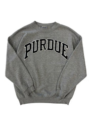 Vintage 90s Purdue Embroidered Crewneck Sweatshirt - L Hammered Threads