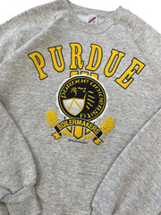 Vintage 80s Purdue University Graphic Crewneck Sweatshirt - L Hammered Threads
