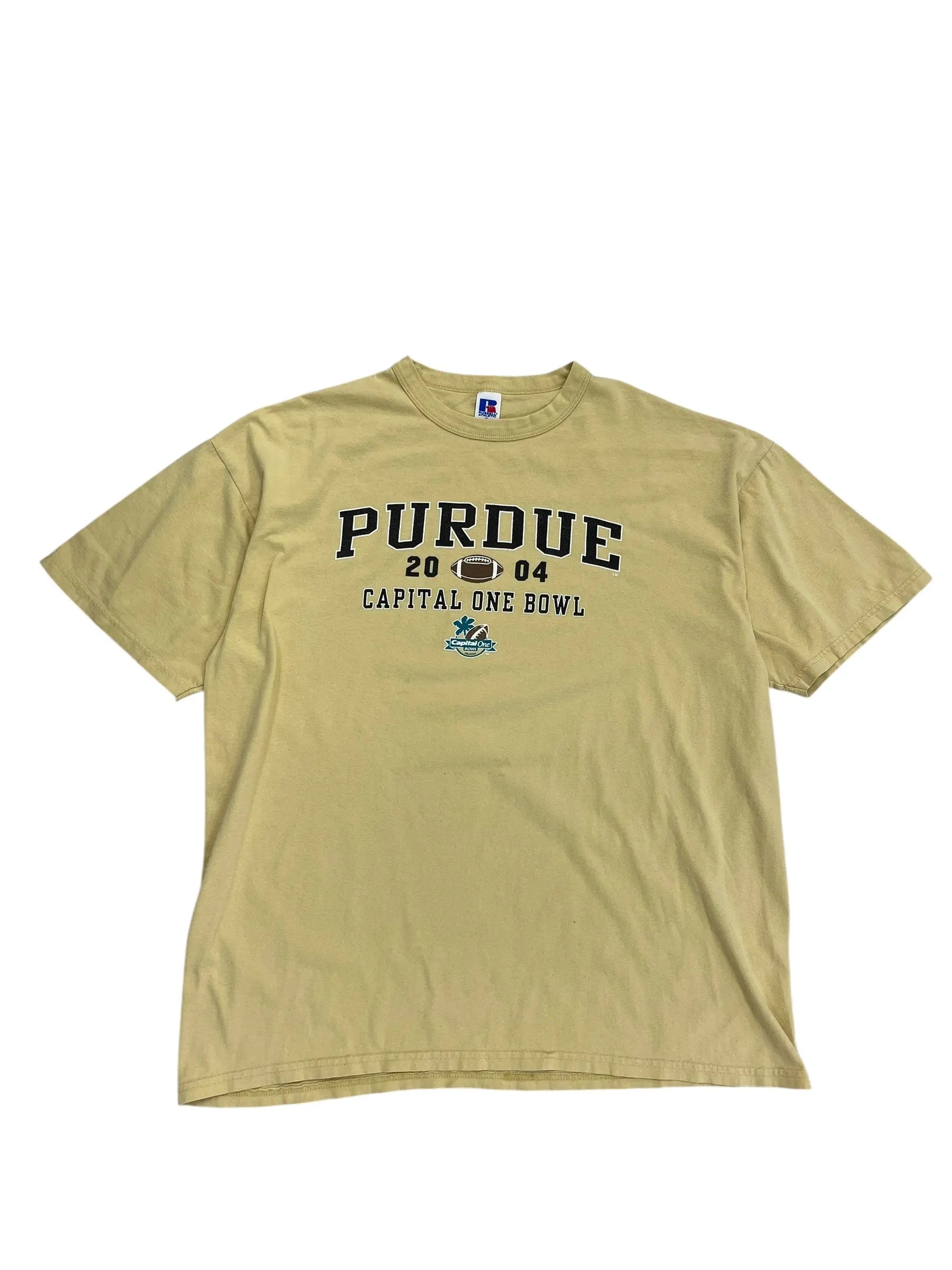 2004 Purdue Football Capital One Bowl Graphic Tshirt - XL Hammered Threads