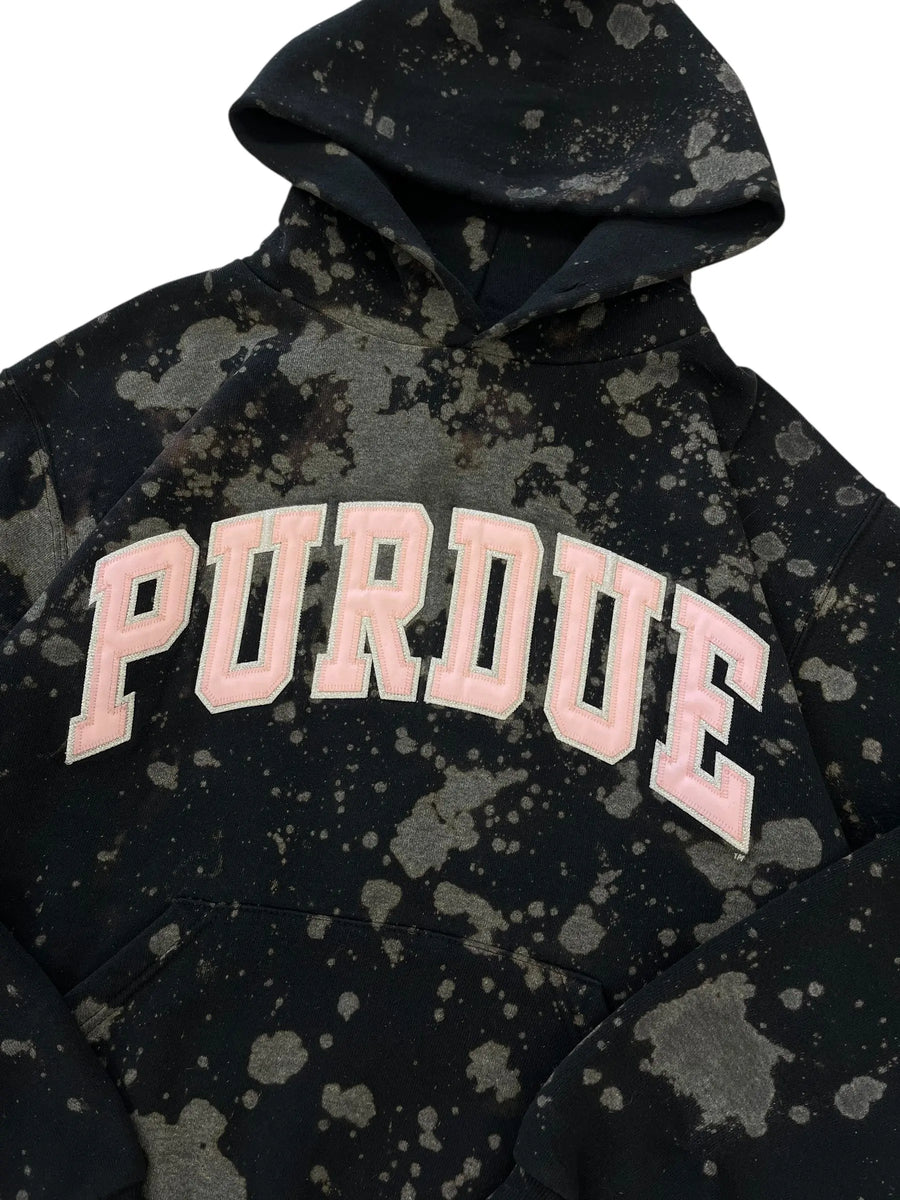 Vintage 90s Purdue Embroidered Hooded Sweatshirt - M Hammered Threads