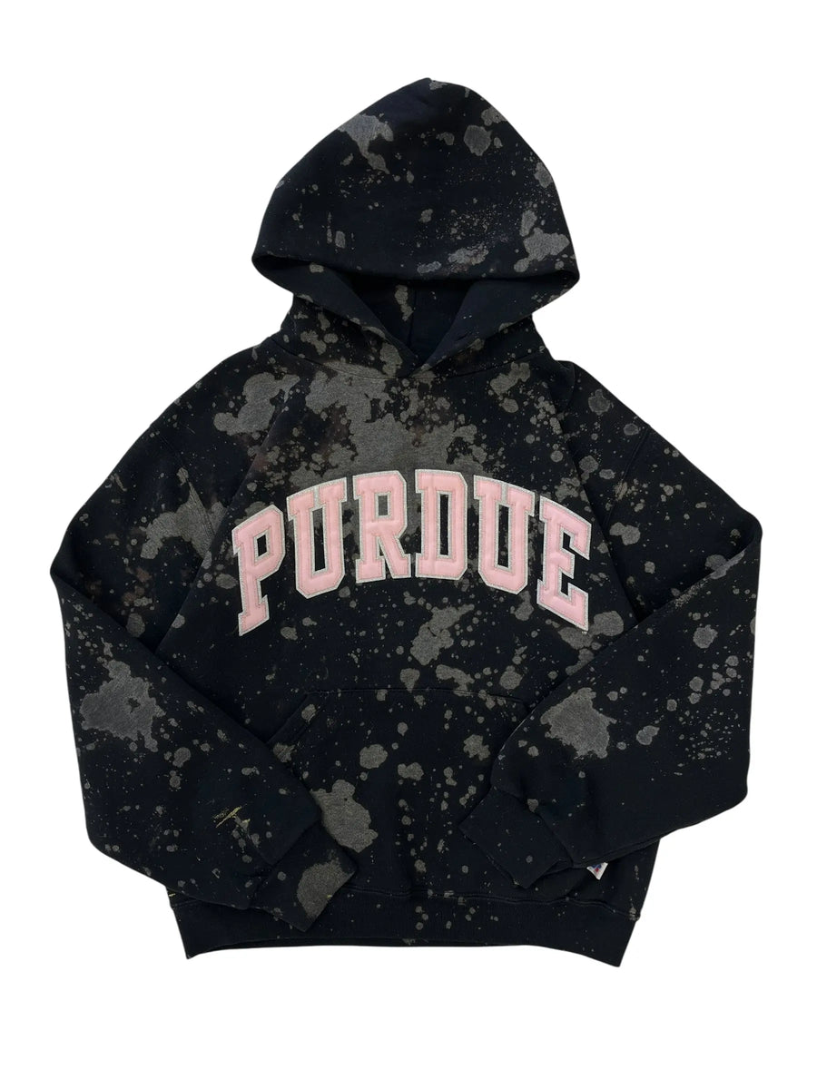 Vintage 90s Purdue Embroidered Hooded Sweatshirt - M Hammered Threads