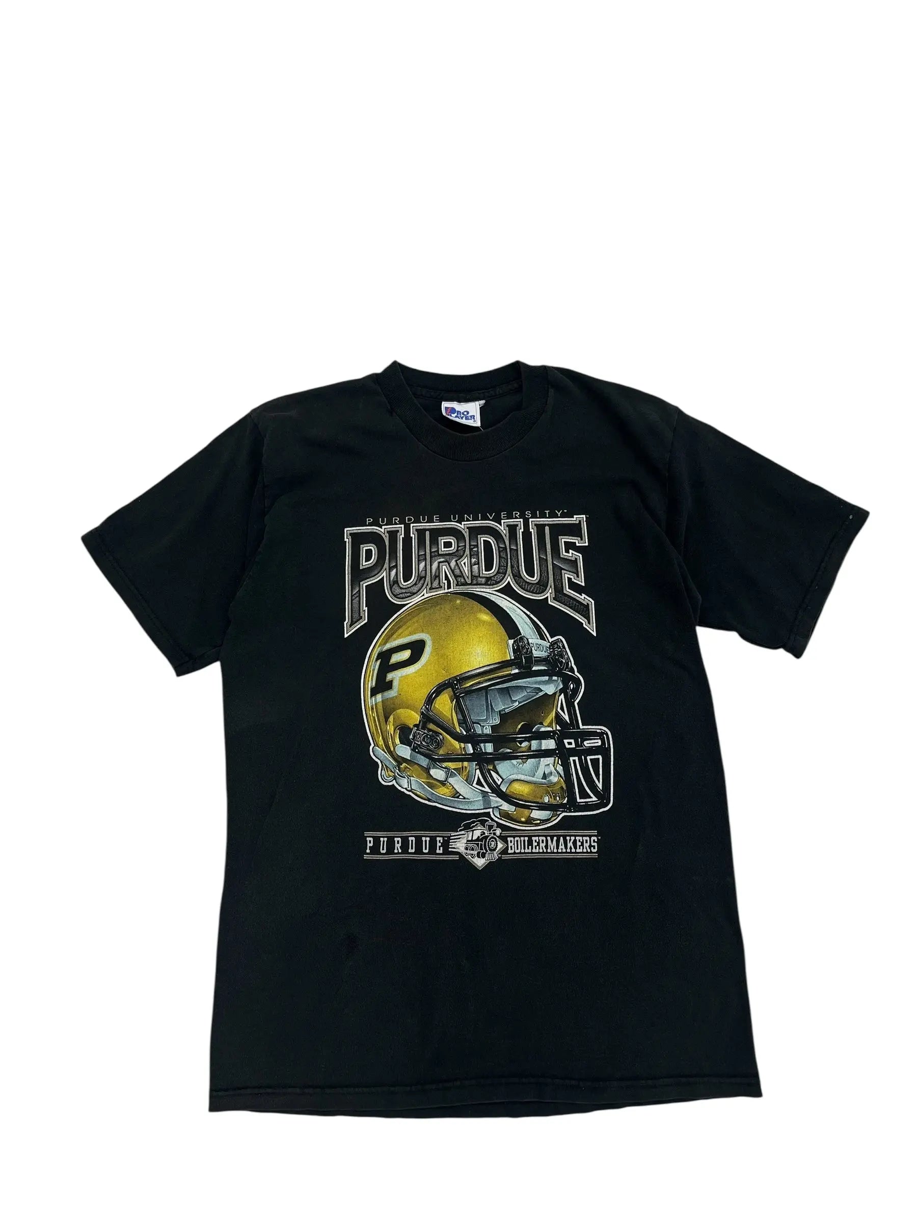 Vintage 90s Purdue University Boilermakers Football Graphic Tshirt - XL Hammered Threads