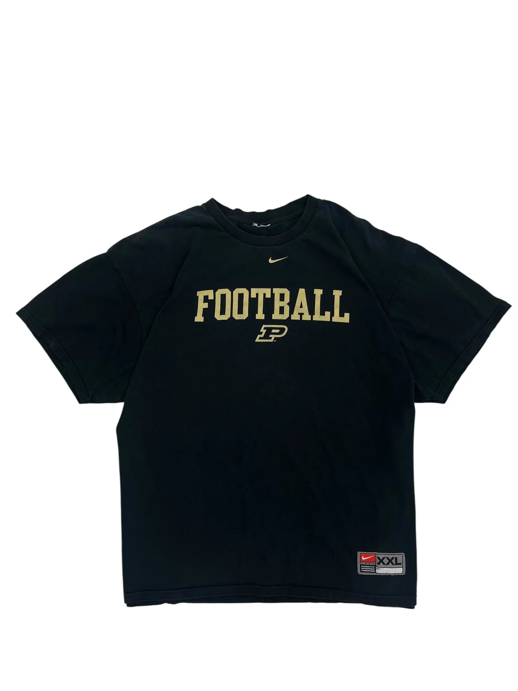 Y2K 2000s Purdue Nike Football Graphic Tshirt - XXL Hammered Threads