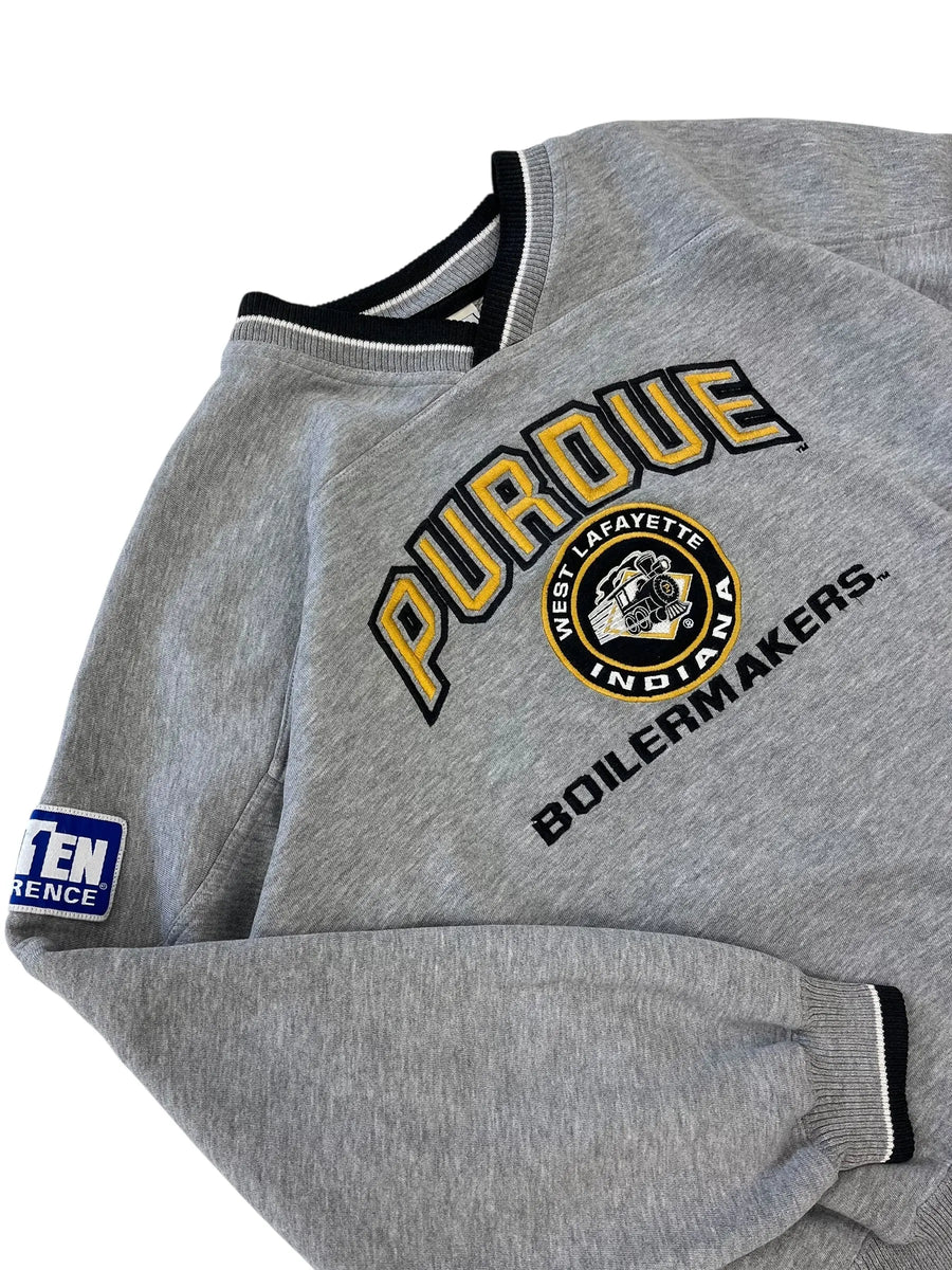 Vintage 90s Purdue Boilermakers West Lafayette Indiana Embroidered Crewneck Sweatshirt - XL Hammered Threads