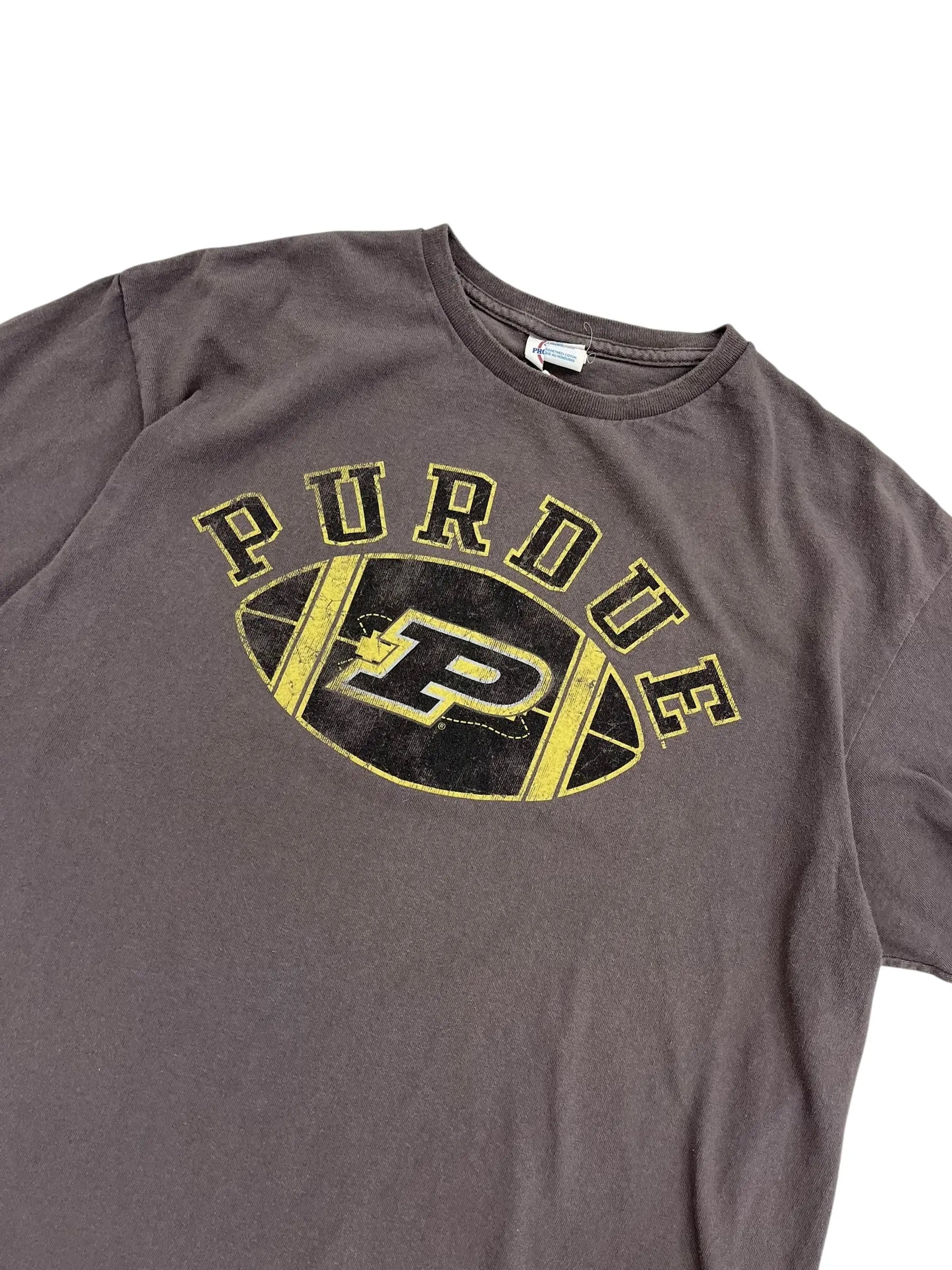 Y2K 2000s Purdue Football Graphic Tshirt - L Hammered Threads