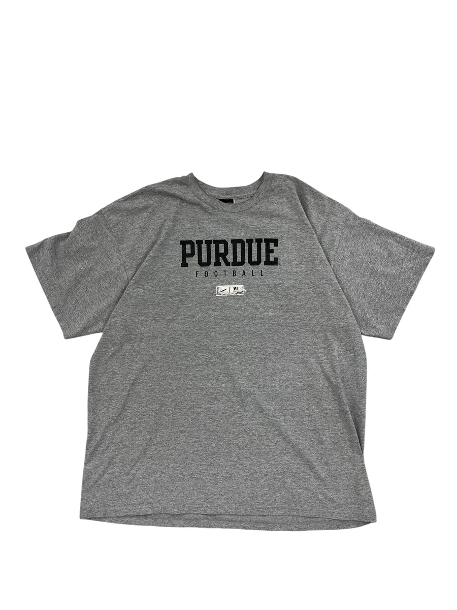 Y2K 2000s Purdue Nike Football Graphic Tshirt - XL Hammered Threads