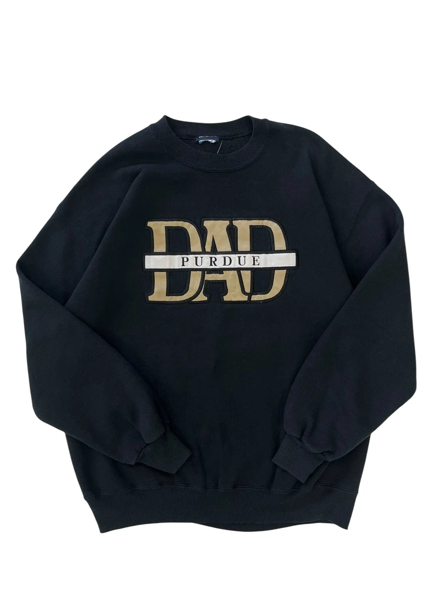Vintage 90s Purdue Dad Embroidered Crewneck Sweatshirt - XL Hammered Threads