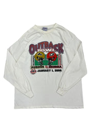2000 Purdue Football Outback Bowl Graphic Long Sleeve Shirt - XXL Hammered Threads