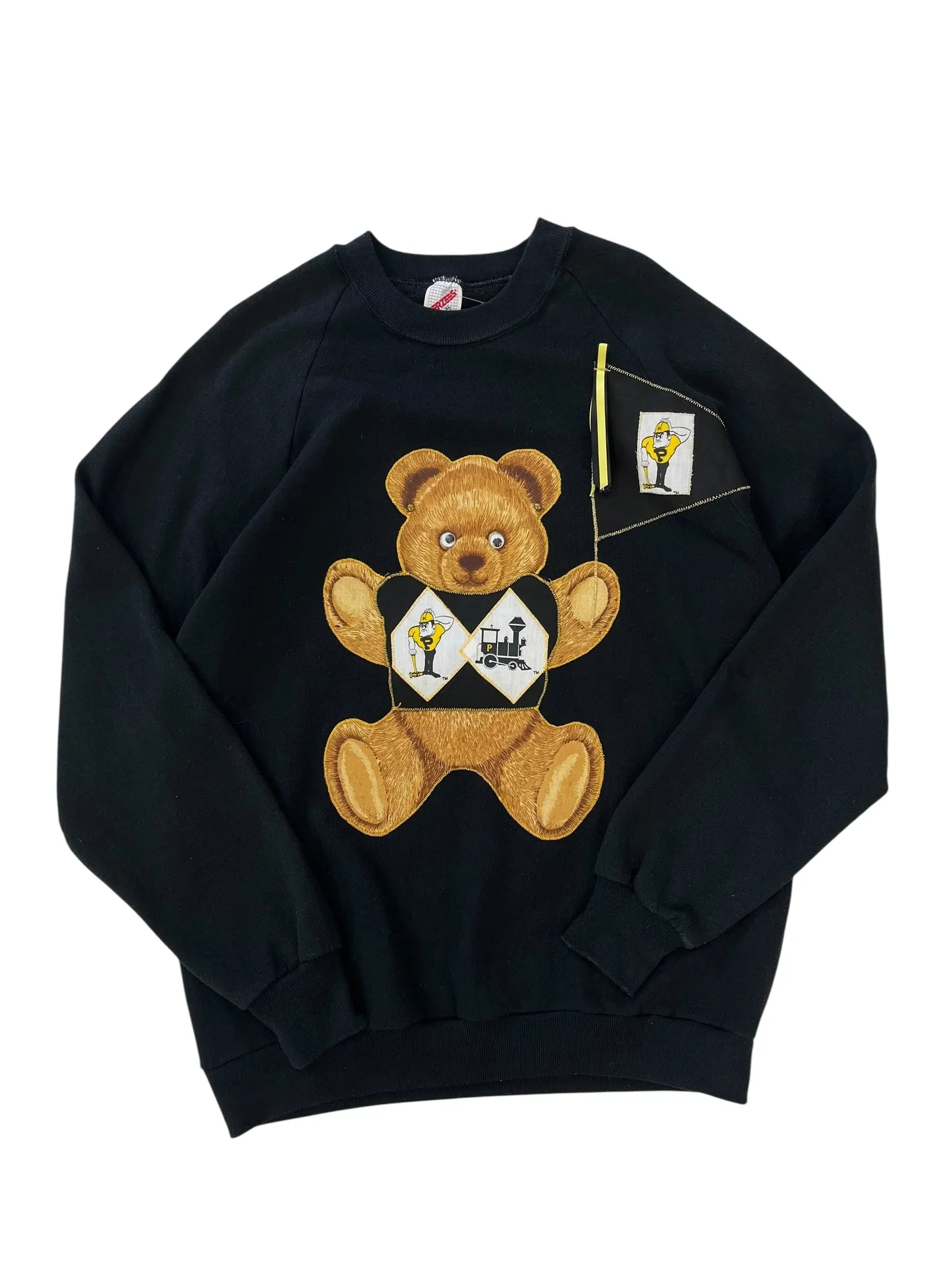 Vintage 80s Purdue Embroidered Crewneck Sweatshirt - L Hammered Threads