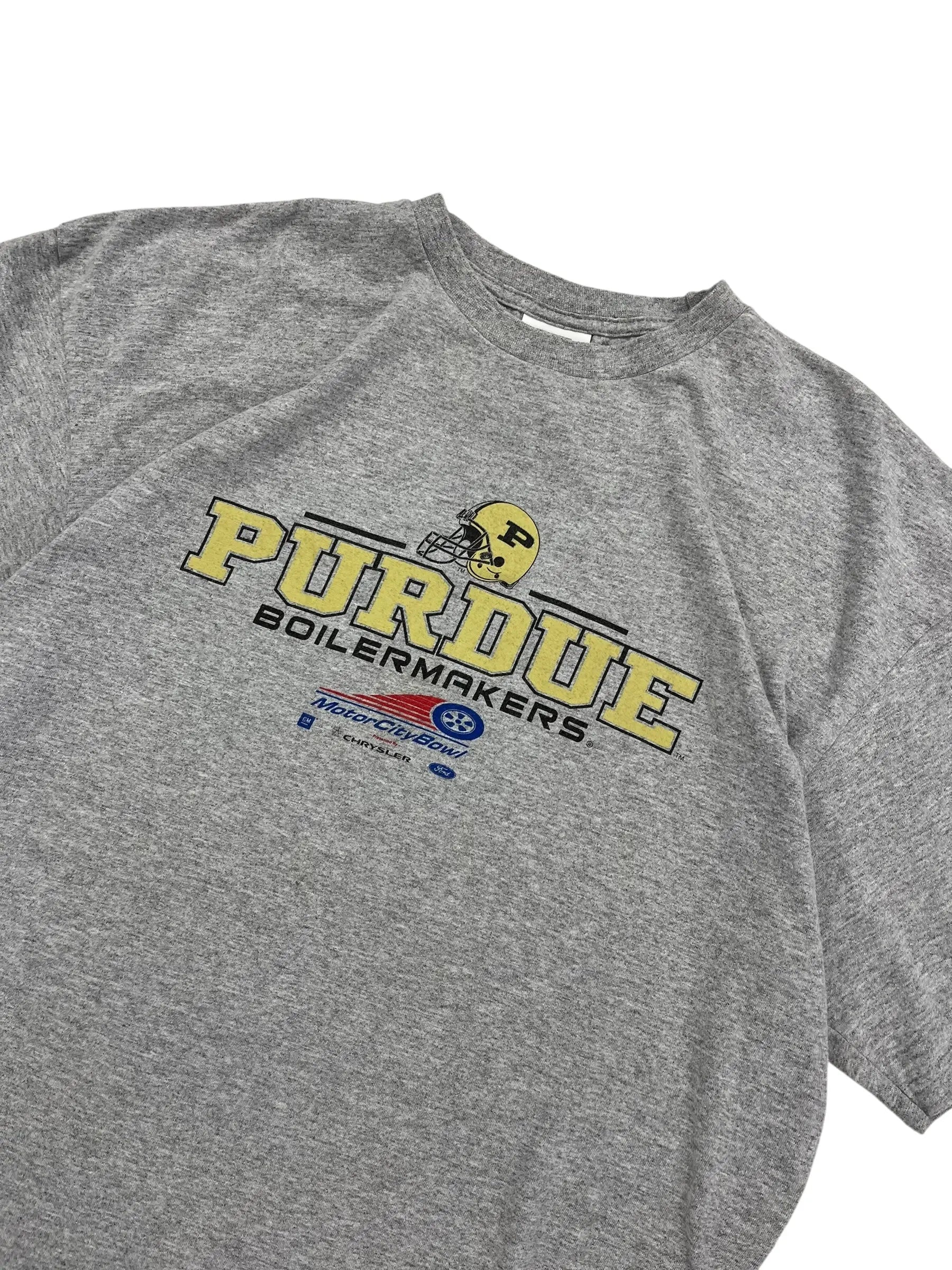 Y2K 2000s Purdue Nike Football Graphic Tshirt - XL Hammered Threads