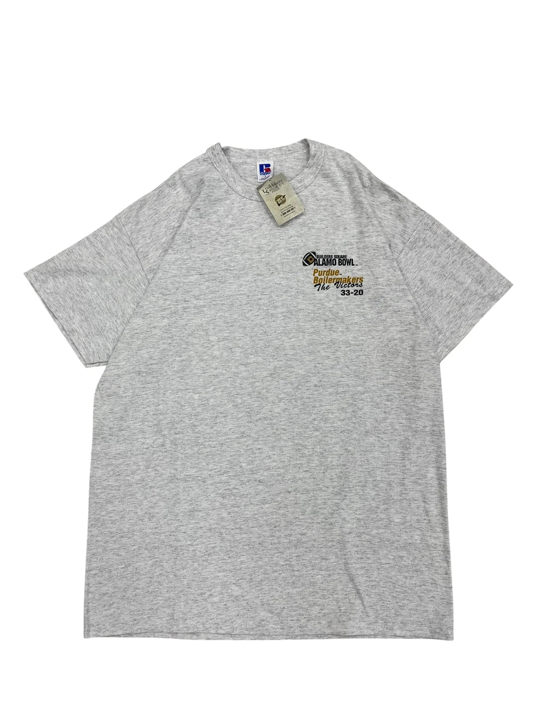 1997 Purdue Boilermakers Football Graphic Tshirt - L Hammered Threads