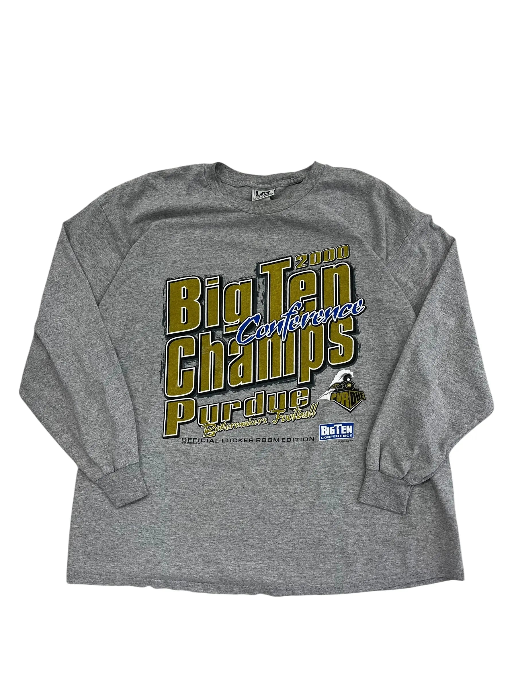 2000 Purdue Football Graphic Long Sleeve Shirt - XL Hammered Threads