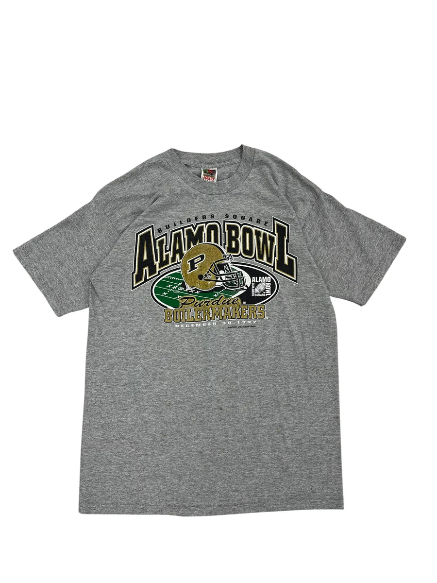 1997 Purdue Boilermakers Football Alamo Bowl Graphic Tshirt - L Hammered Threads