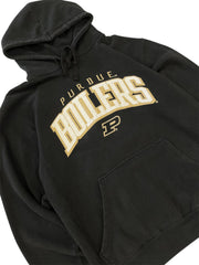 Y2K Purdue Boilers Embroidered Hooded Sweatshirt - L Hammered Threads
