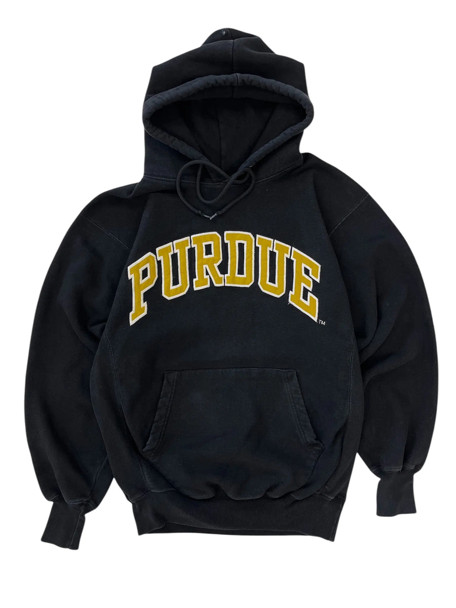 Vintage 90s Purdue Embroidered Hooded Sweatshirt - M Hammered Threads