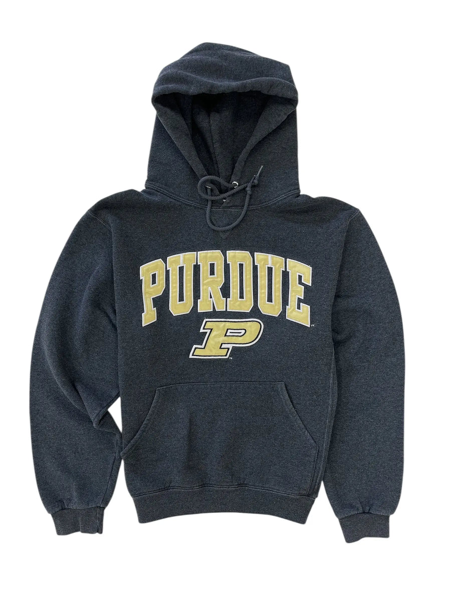 Mid 2000s Purdue Embroidered Hooded Sweatshirt - S Hammered Threads