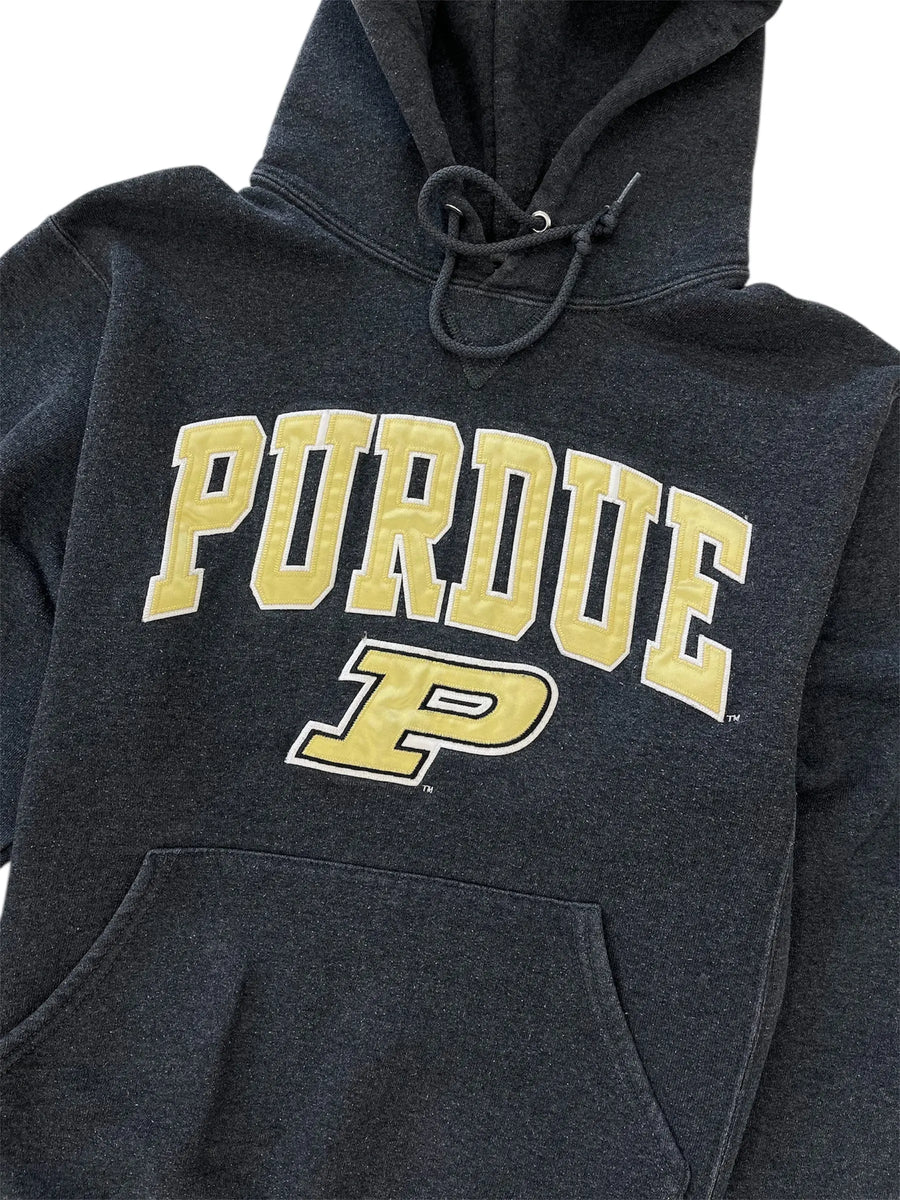 Mid 2000s Purdue Embroidered Hooded Sweatshirt - S Hammered Threads