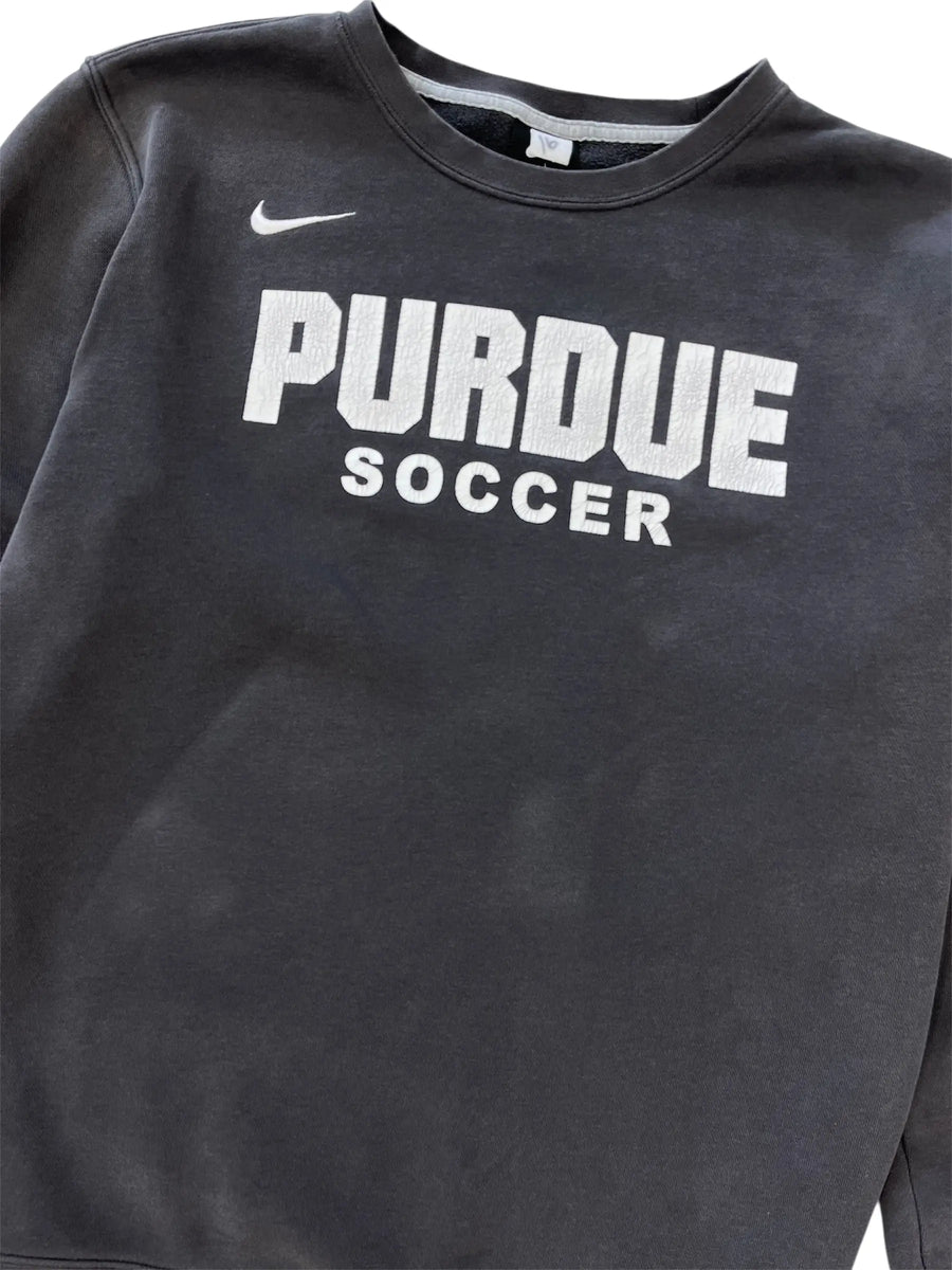 Mid 2000s Nike Graphic Soccer Crewneck Sweatshirt - XL Hammered Threads