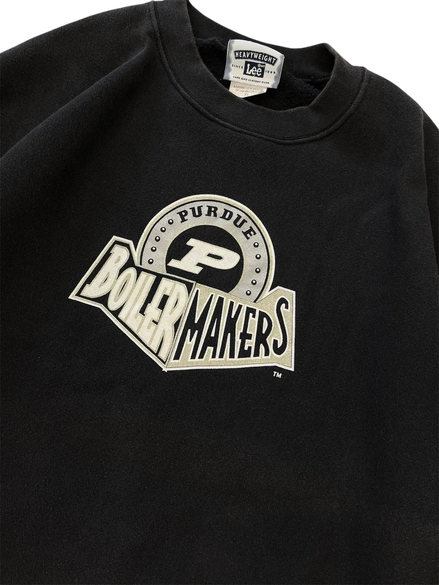 Vintage 90s Purdue Boilermakers Graphic Crewneck Sweatshirt - XL Hammered Threads