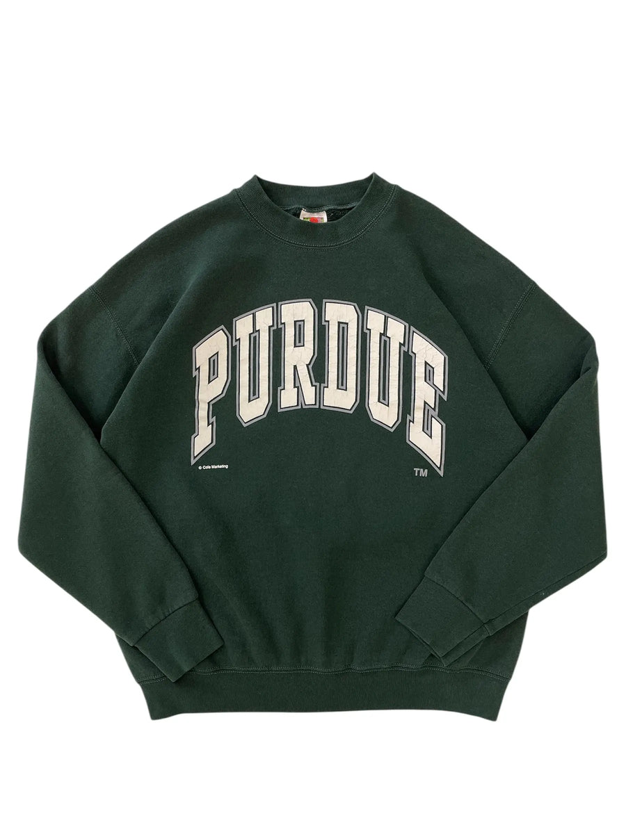 Vintage 90s Purdue Graphic Crewneck Sweatshirt - L Hammered Threads