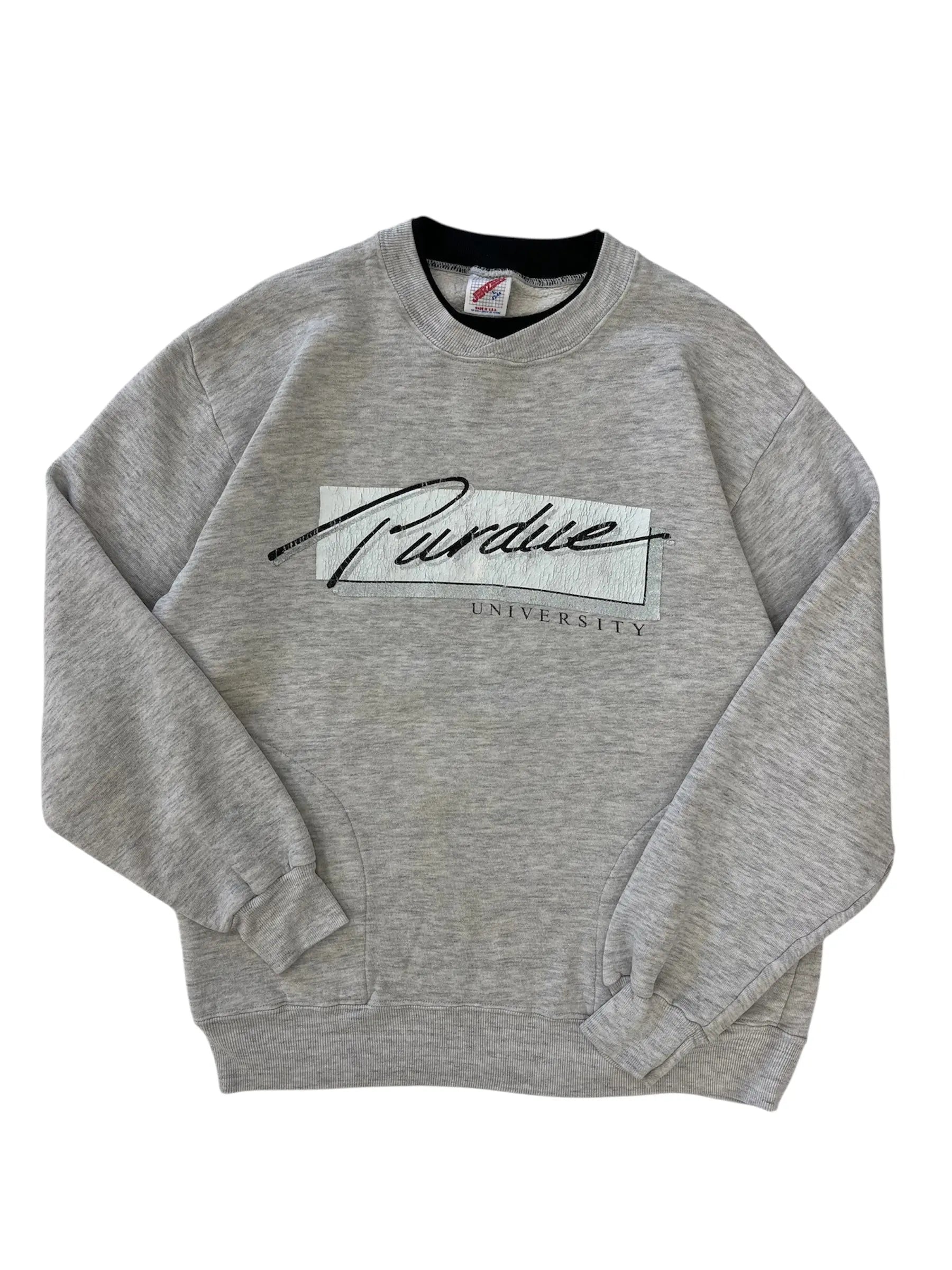 Vintage 90s Purdue University Graphic Crewneck Sweatshirt - M Hammered Threads