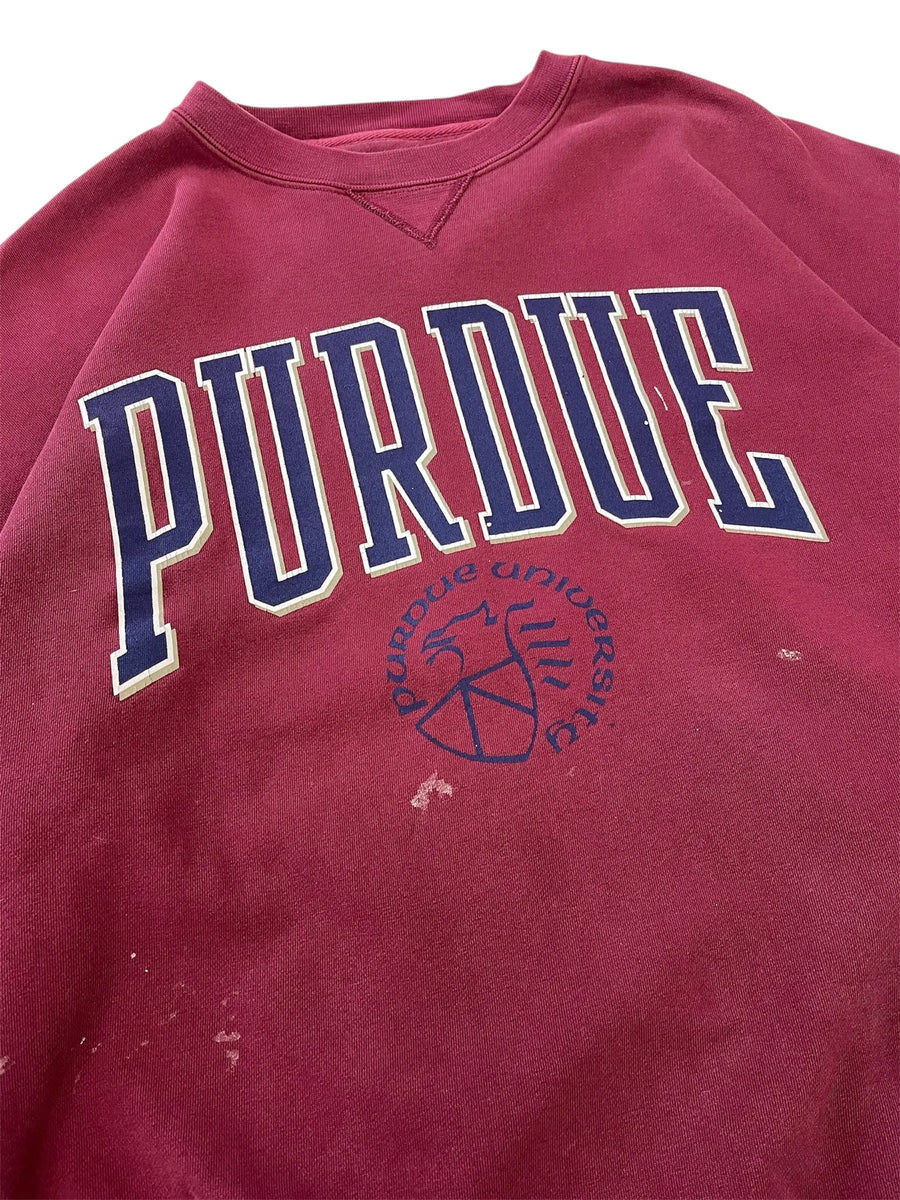 Vintage 90s Purdue University Graphic Crewneck Sweatshirt - XL Hammered Threads