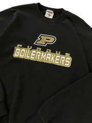 Y2K Purdue Boilermakers Graphic Crewneck Sweatshirt- L Hammered Threads