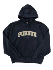 Y2K Purdue Nike Embroidered Hooded Sweatshirt - XXL Hammered Threads