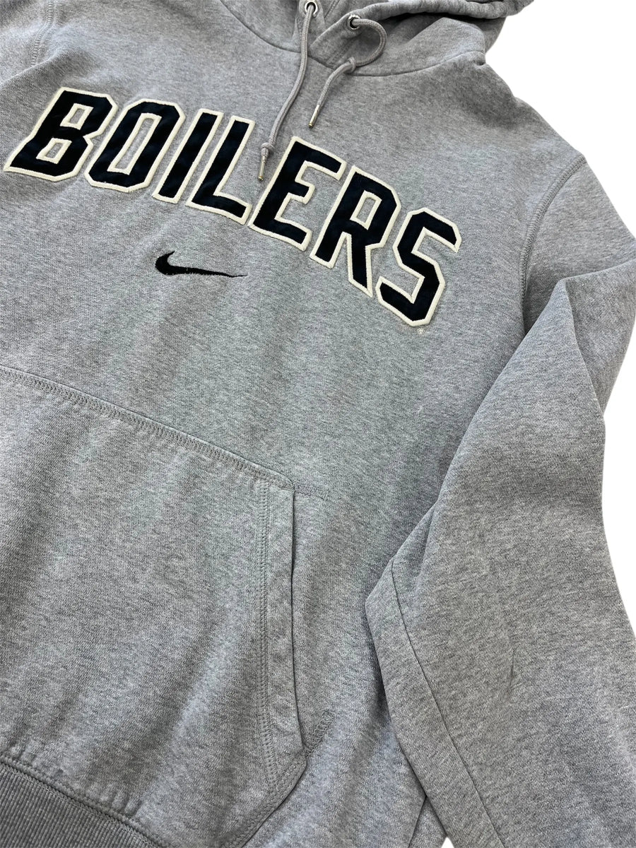 Y2K 2000s Nike Boilers Embroidered Hooded Sweatshirt - L Hammered Threads