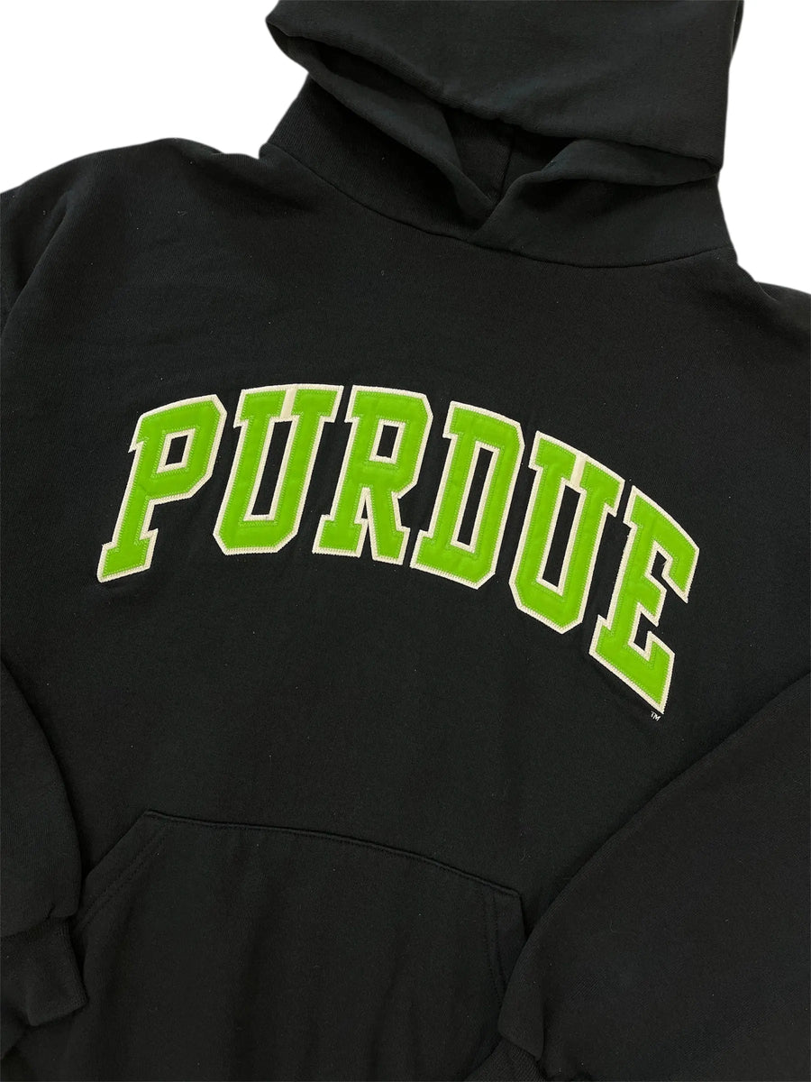 Vintage 90s Purdue Embroidered Hooded Sweatshirt - XL Hammered Threads