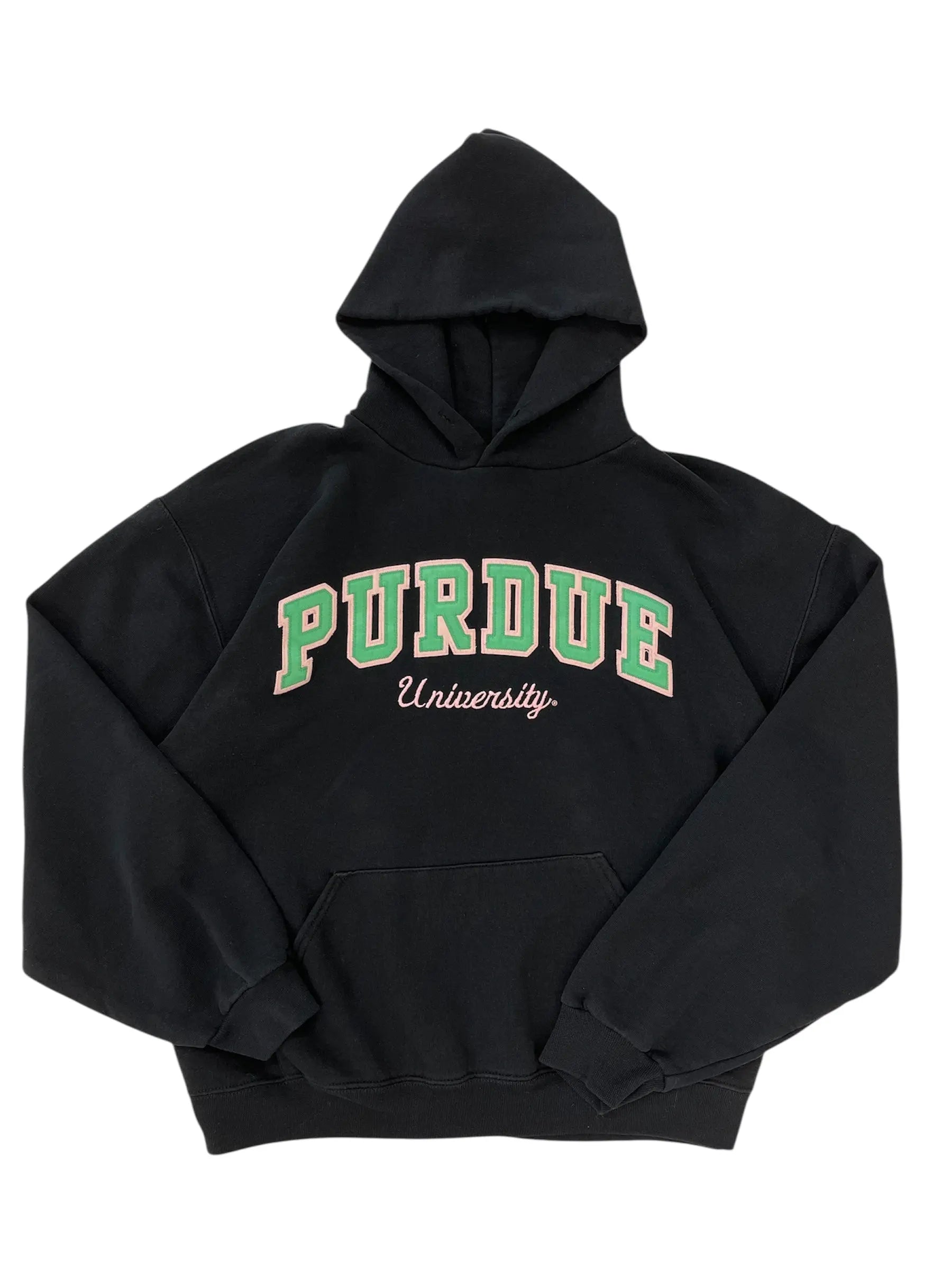 Y2K Purdue University Embroidered Hooded Sweatshirt - XL Hammered Threads