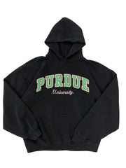 Y2K Purdue University Embroidered Hooded Sweatshirt - XL Hammered Threads