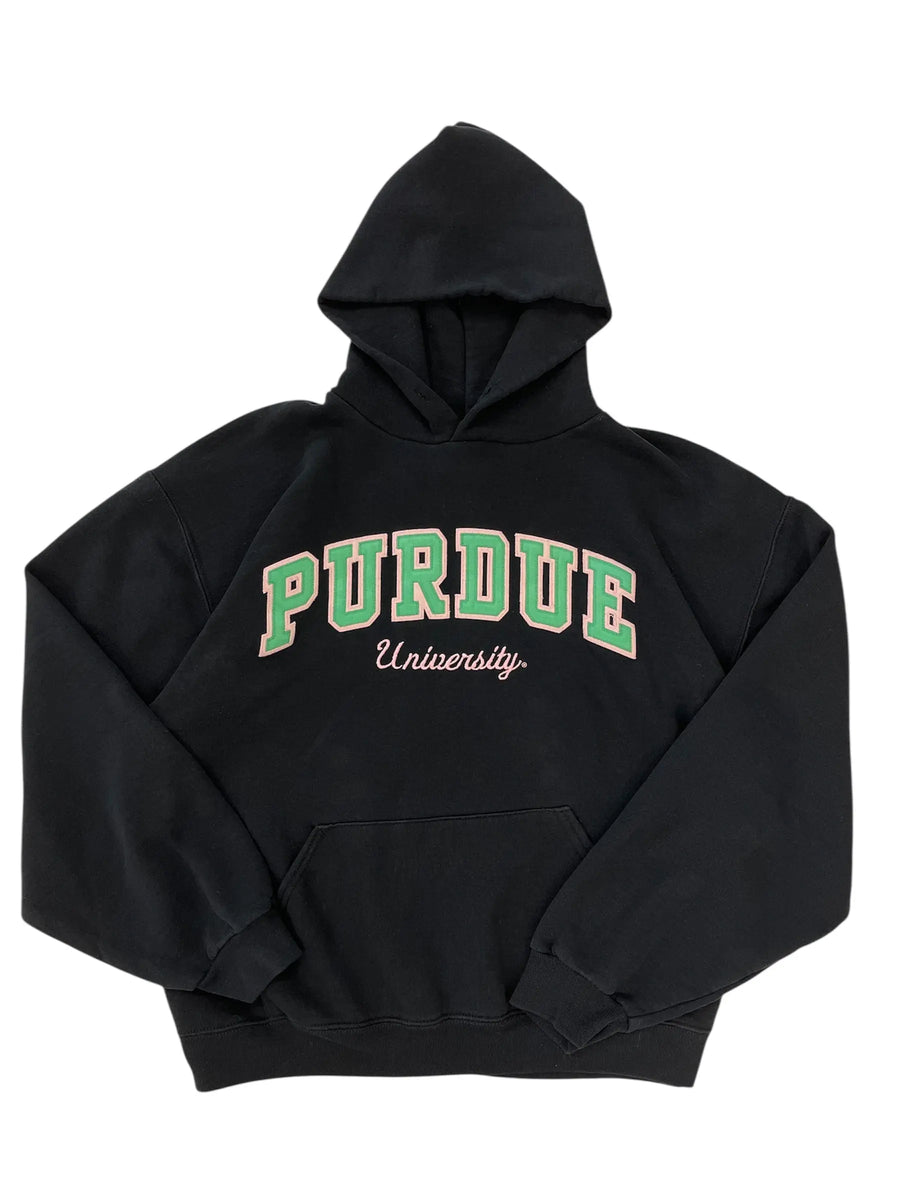 Y2K Purdue University Embroidered Hooded Sweatshirt - XL Hammered Threads