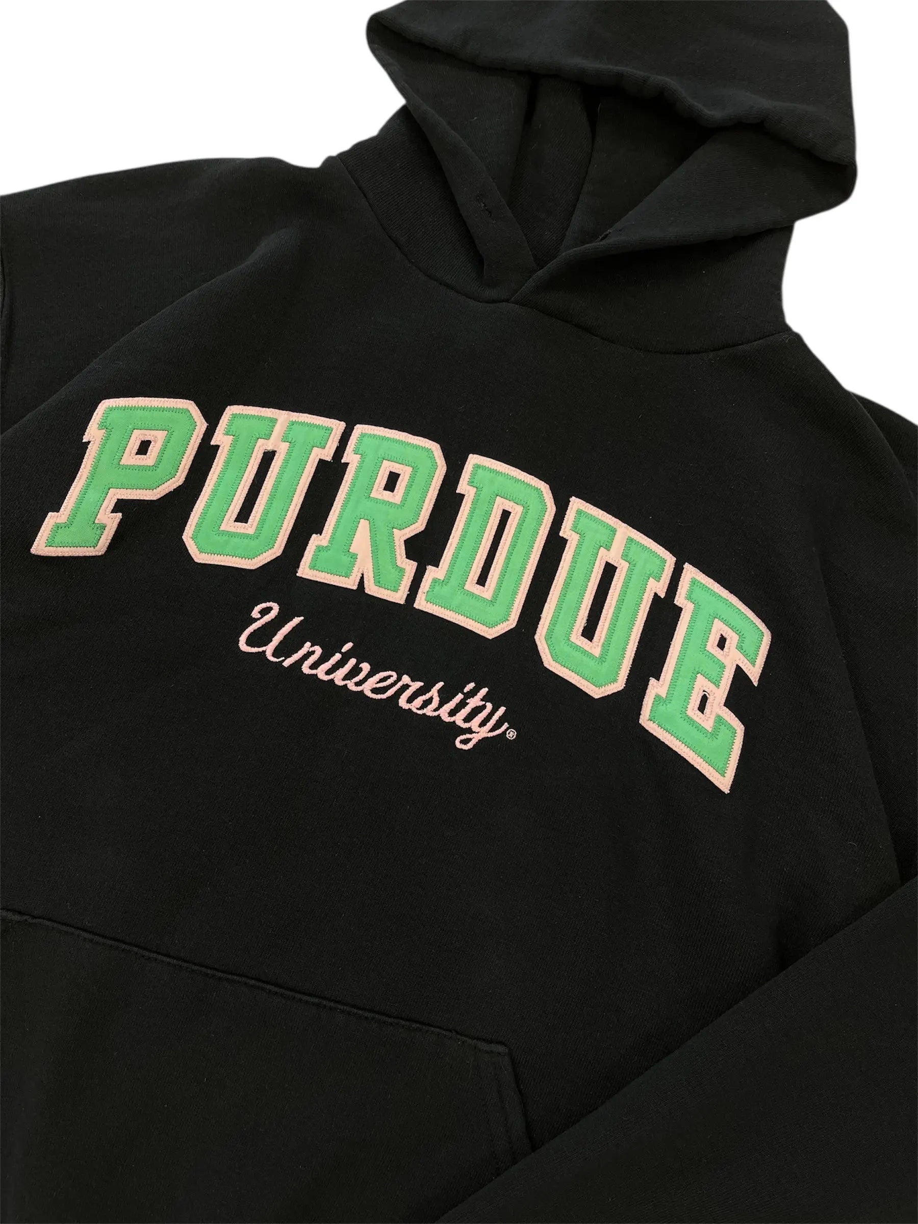 Y2K Purdue University Embroidered Hooded Sweatshirt - XL Hammered Threads