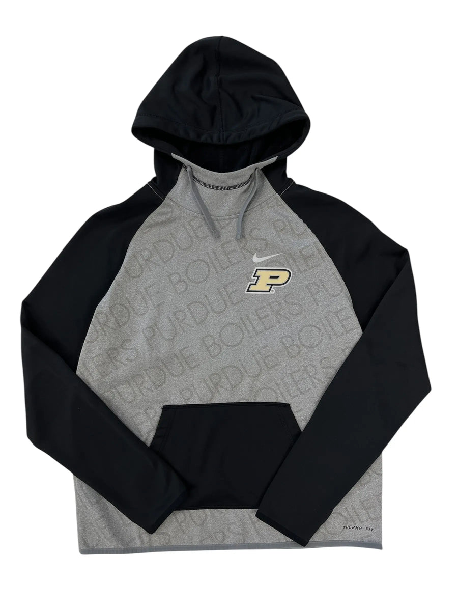 New Age Nike Purdue Boilers Graphic Hooded Sweatshirt - M Hammered Threads