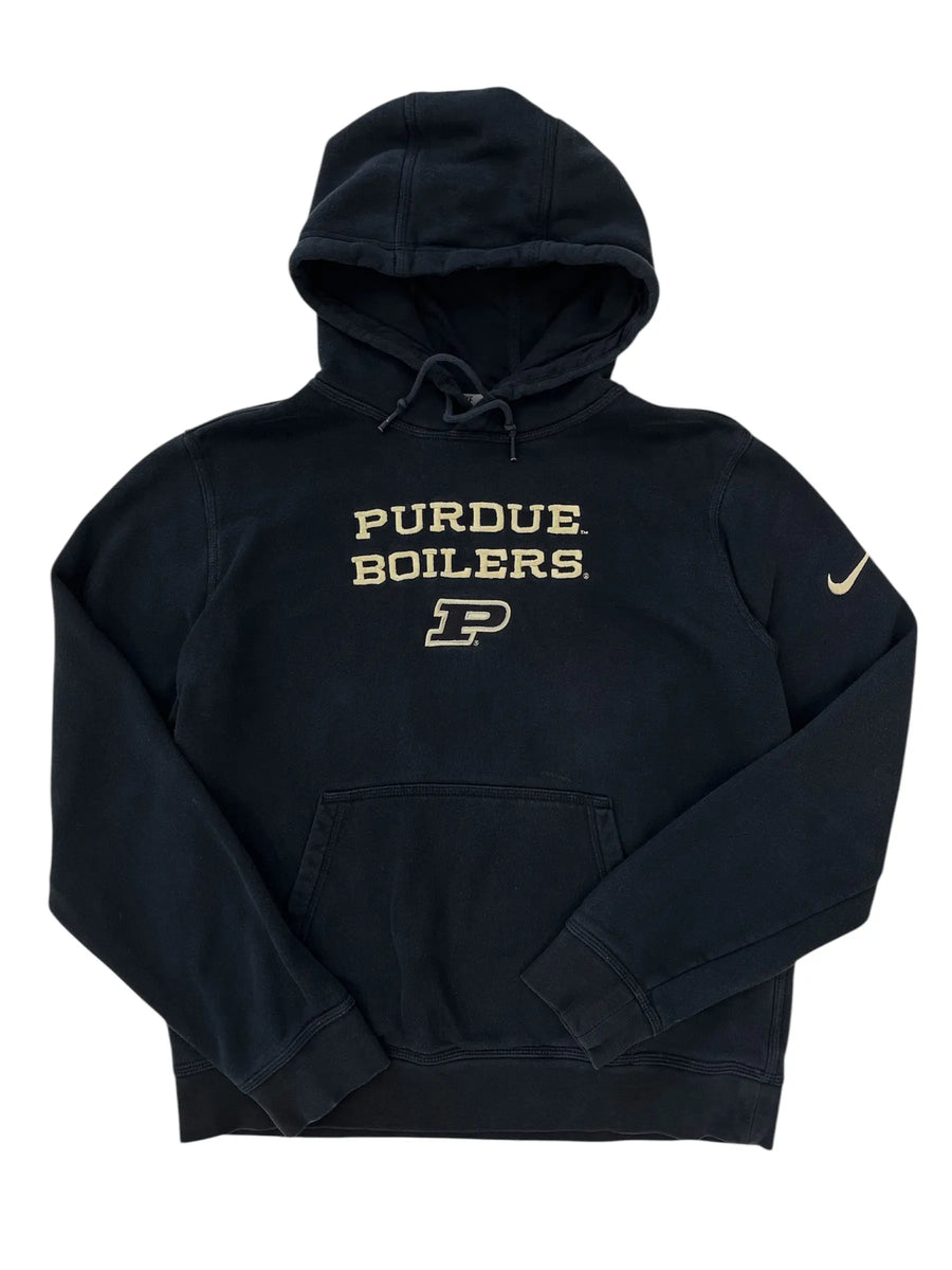 New Age Nike Purdue Embroidered Hooded Sweatshirt - L Hammered Threads