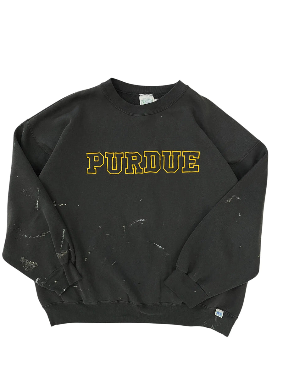 Vintage 90s Purdue Embroidered Crewneck Sweatshirt - XXL Hammered Threads