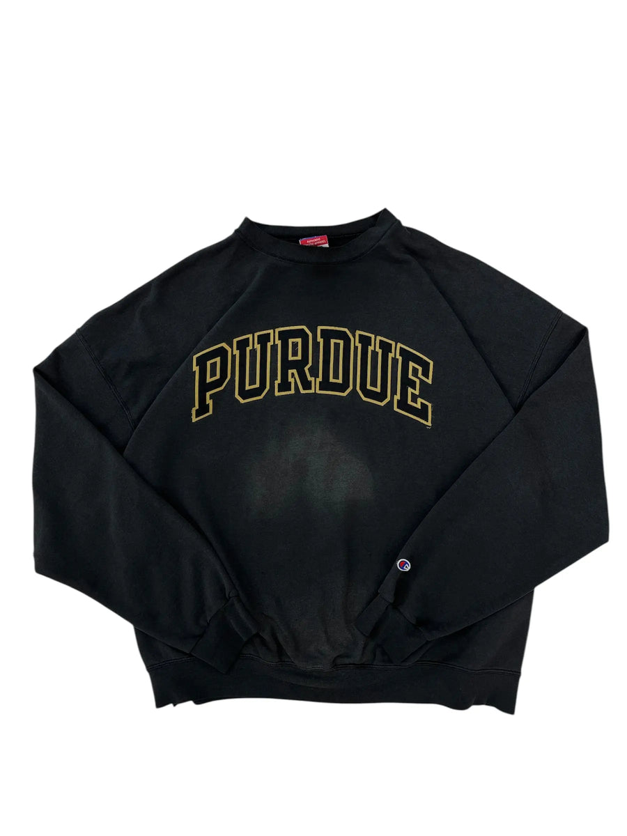 Y2K 2000s Purdue Embroidered Crewneck Sweatshirt - XXL Hammered Threads