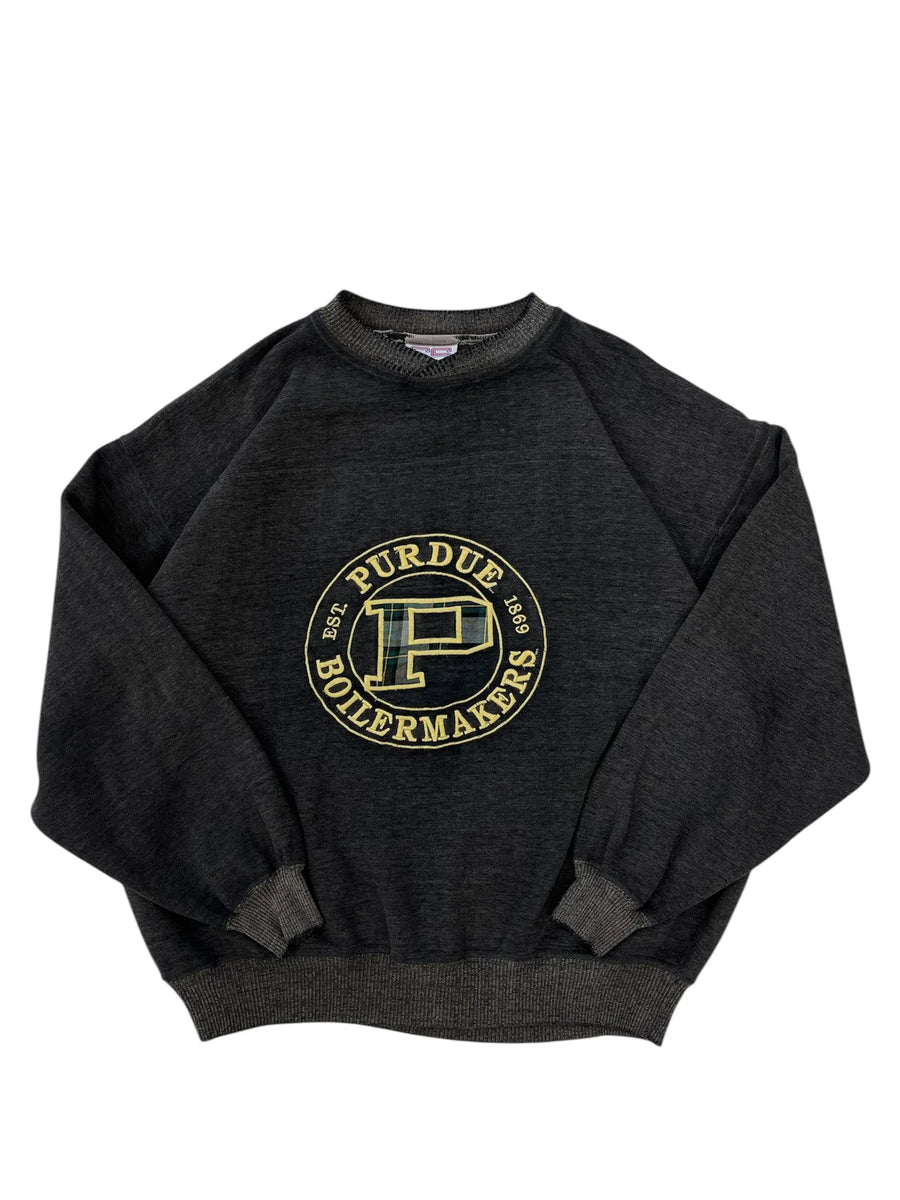 Vintage 90s Purdue Boilermakers Embroidered Crewneck Sweatshirt - XL Hammered Threads