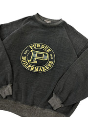 Vintage 90s Purdue Boilermakers Embroidered Crewneck Sweatshirt - XL Hammered Threads