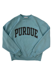 New Age Purdue Embroidered Crewneck Sweatshirt - L Hammered Threads