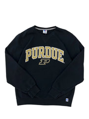 New Age Purdue Embroidered Crewneck Sweatshirt- L Hammered Threads