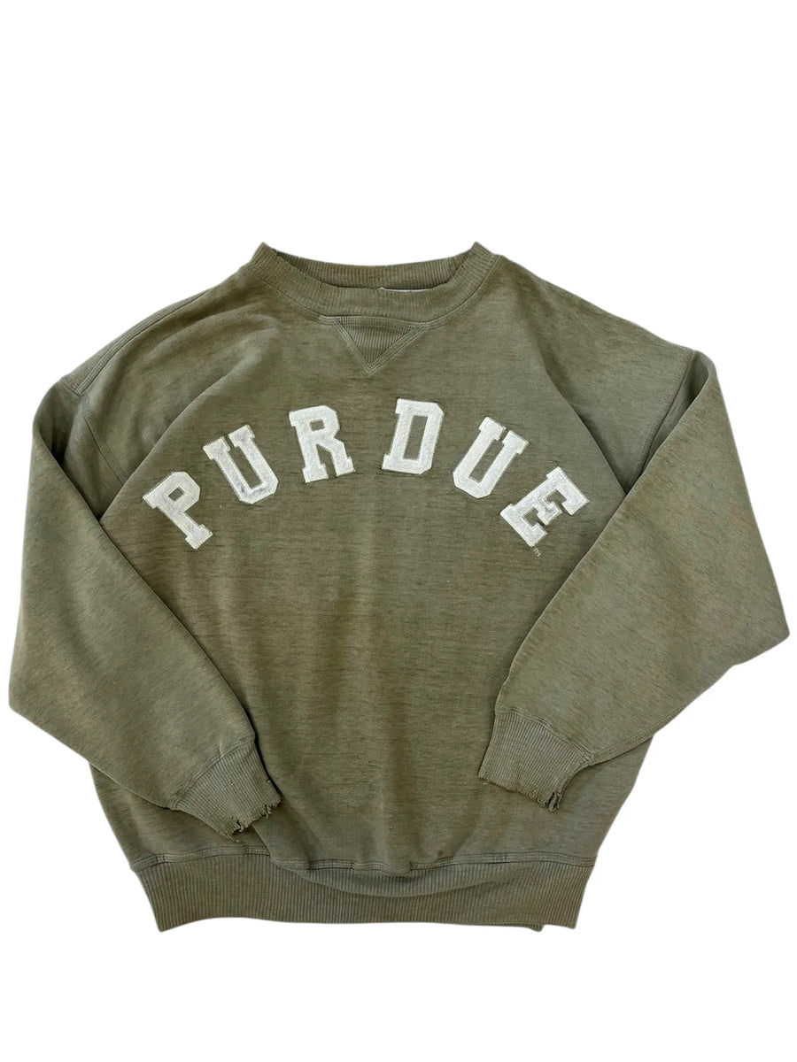 Vintage 90s Purdue Embroidered Crewneck Sweatshirt- XL Hammered Threads