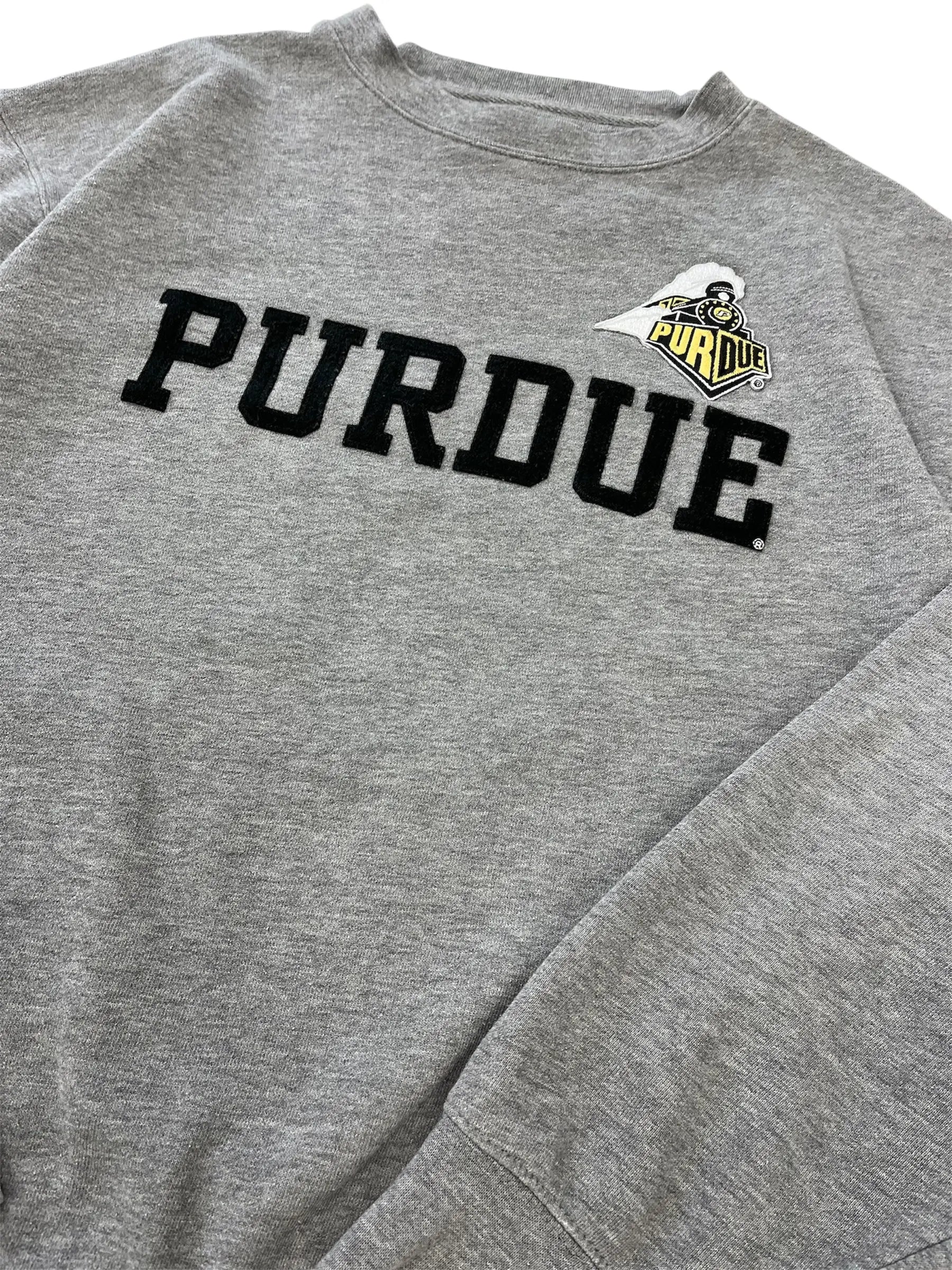 Y2K 2000s Purdue Embroidered Crewneck Sweatshirt - XL Hammered Threads