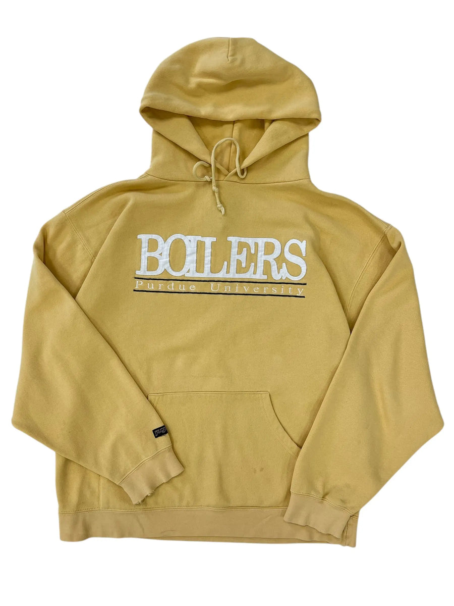 Y2K Purdue University Boilers Embroidered Hooded Sweatshirt - XL Hammered Threads