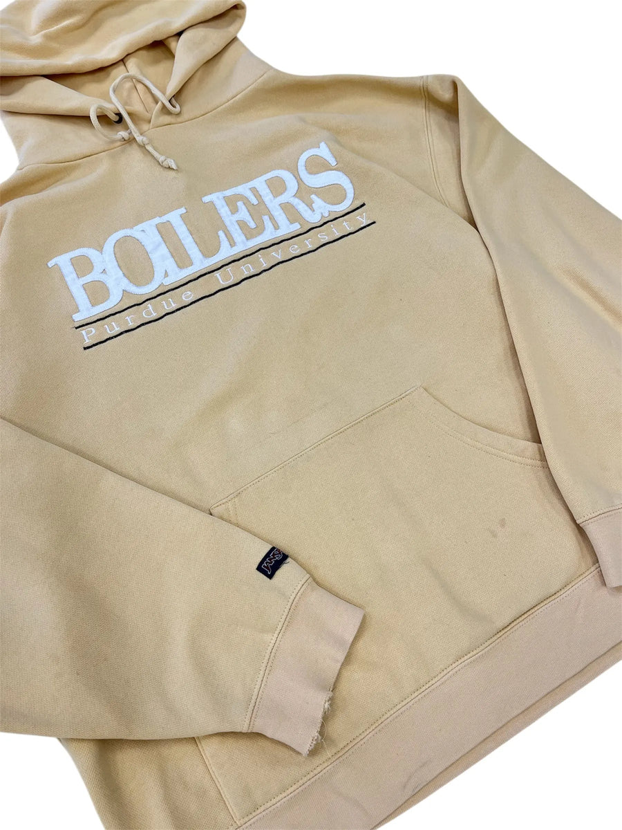 Y2K Purdue University Boilers Embroidered Hooded Sweatshirt - XL Hammered Threads
