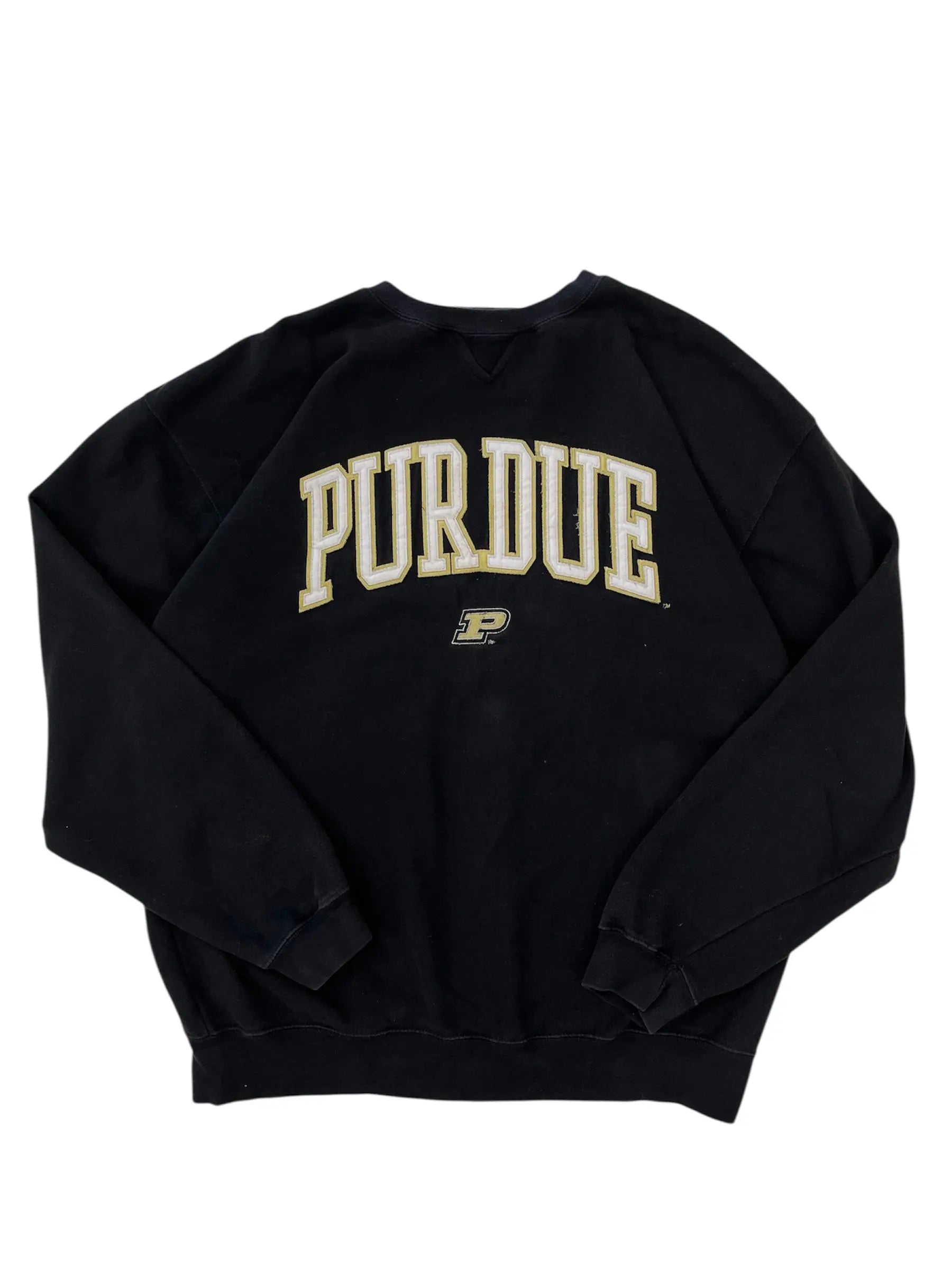 Y2K 2000s Purdue Embroidered Crewneck Sweatshirt - XXL Hammered Threads