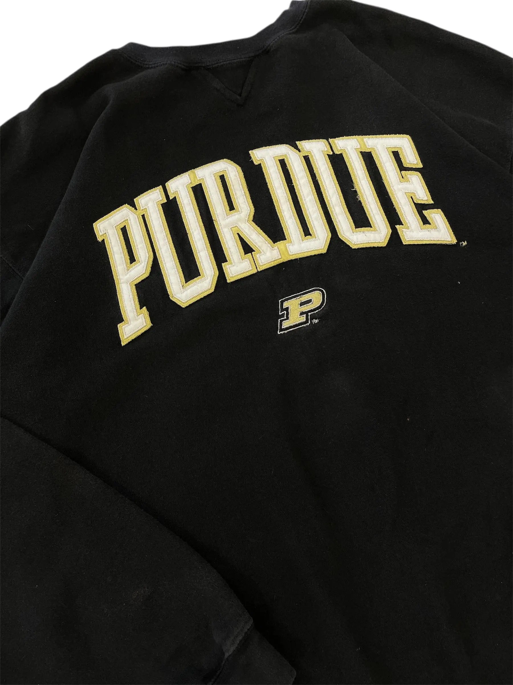Y2K 2000s Purdue Embroidered Crewneck Sweatshirt - XXL Hammered Threads