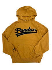 Y2K 2000s Purdue University Embroidered Hooded Sweatshirt - L Hammered Threads