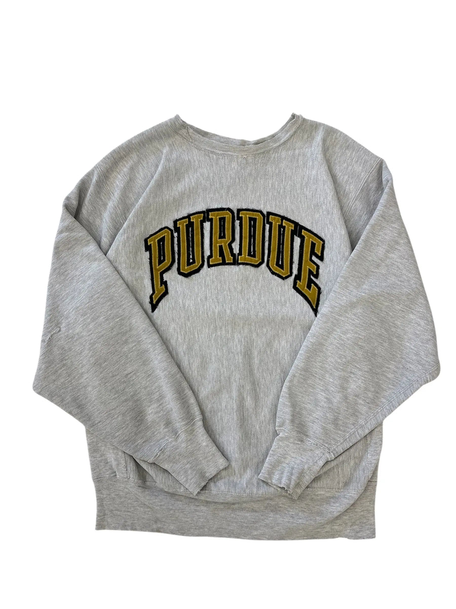 Vintage 90s Purdue Embroidered Crewneck Sweatshirt - XL Hammered Threads